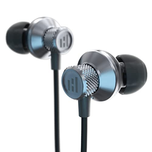 HELM F2 PLANAR MAGNETIC DUAL DRIVER WIRED HIFI IN-EAR HEADPHONES - BLACK