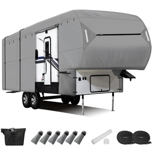 Leader Accessories Windproof 5th Wheel RV Cover Fits 33'-37' Motorhome RV New