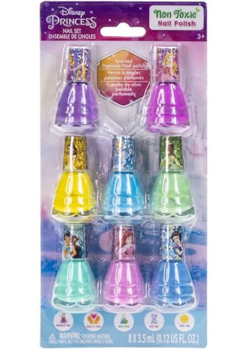 Disney Princess 8 Piece Nail Polish New