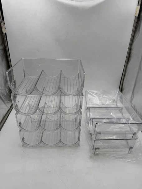 ClearSpace Water Bottle Organizer Pantry Cabinet Organizer & Wine Rack