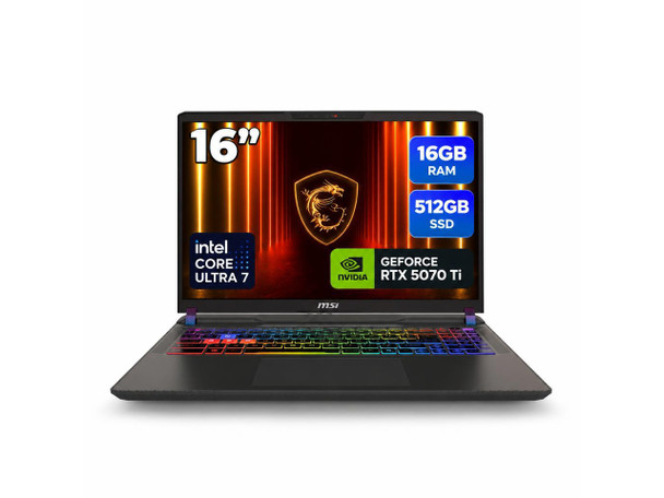 MSI Vector 16 HX AI 16 144Hz FHD+ Gaming Laptop: Intel Core Ultra 7-255HX,