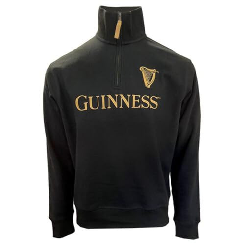 Guinness Black Emblem 1/4 Zip Sweatshirt (XXLarge) New