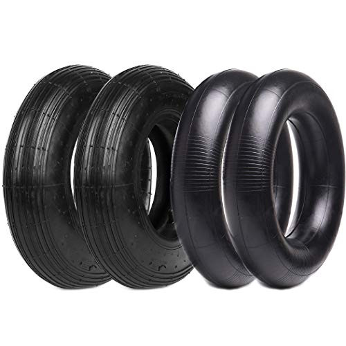 AR-PRO 4.80/4.00-8" Tire and Inner Tube Set - Universal Replacement Tires New