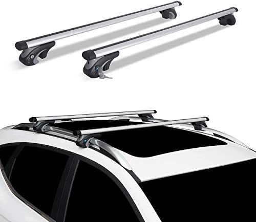 JinsanityPerformance 54'' Adjustable Aero Aluminum Roof Rack CrossBars - Black