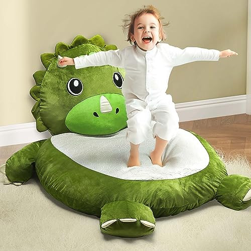 iPlay iLearn Kids Big Floor Cushion Toddler Boys Dinosaur Sleeping Floor Bed New