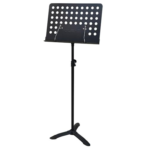 GLEAM Music Stand - Metal Sheet Music Stand - Black