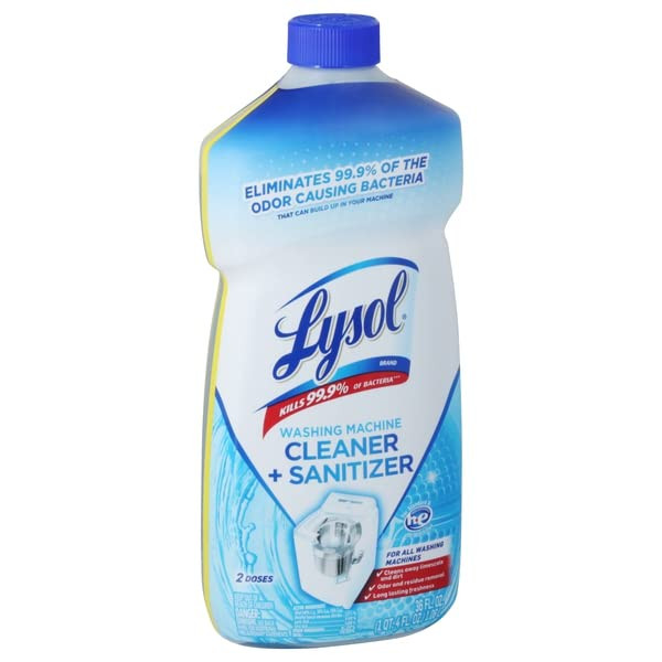Lysol Washing Machine Cleaner Sanitizer Front Top Load 1 Count 36 oz X003B6T2MD New