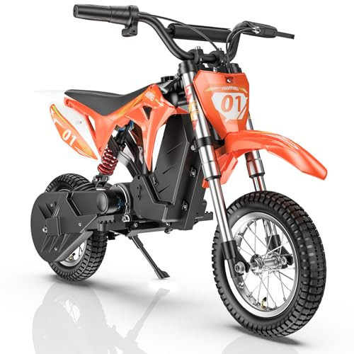 HILLMILES MILEROCKET 1 KIDS ELECTRIC DIRT BIKE 36V 300W MOTOR - ORANGE/WHITE
