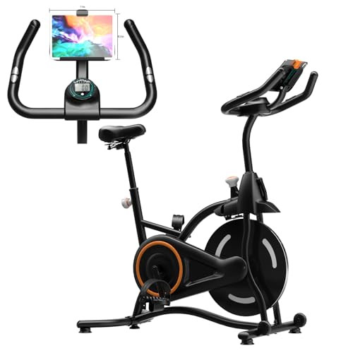 DWVO CYCLERADE EXERCISE BIKE LOW NOISE INDOOR STATIONARY CYCLING - BLACK