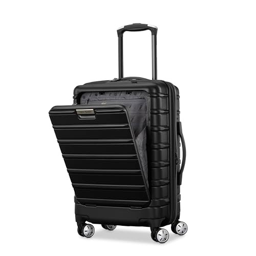 147749 SAMSONITE OMNI 2 PRO HARDSIDE EXPANDABLE LUGGAGE CARRY ON - BLACK New