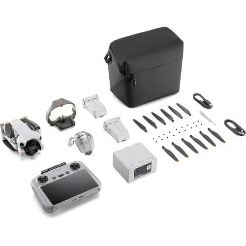 DJI MINI 4 PRO FLY MORE COMBO PLUS (DJI RC2) LIGHTWEIGHT DRONE MT4MFVD - WHITE
