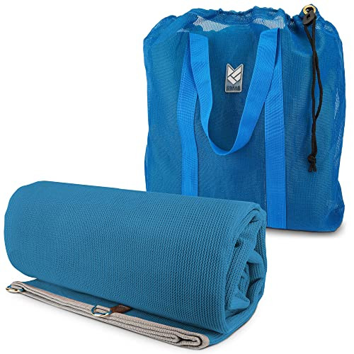 CGEAR Original RV Sand-Free Outdoor Mat – M 14’ x 8’ – Blue/Green New