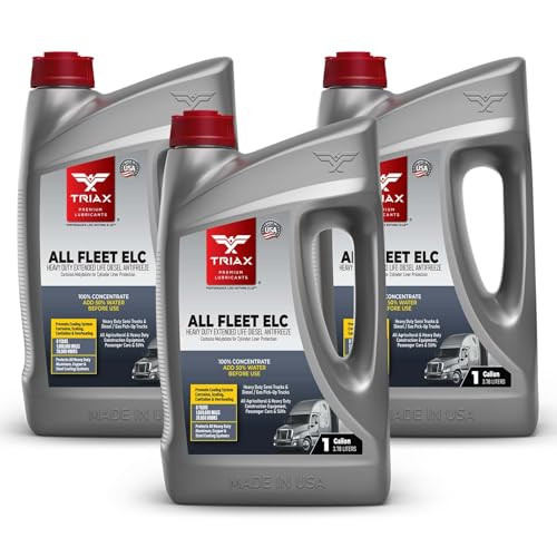 Triax All Fleet ELC Coolant Antifreeze Diesel Extreme HD NOAT 3 Gallon Pack New