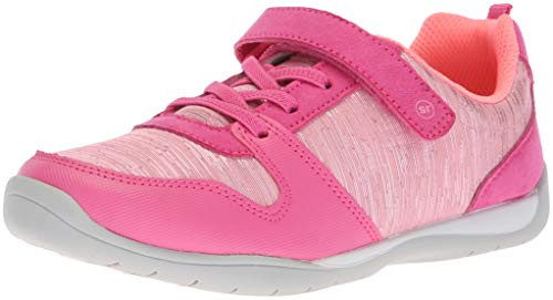 Stride Rite Girls Avery Sneaker, Pink, 2.5 Little Kid New