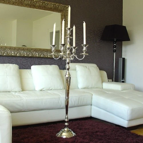 120cm SILVER CANDLESTICK CANDLESTICKS 5-ARM candelabra by Boltze B0026XWUZM