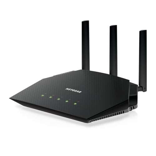 NETGEAR NIGHTHAWK WIFI 6 ROUTER RAX36 AX3000 3 GBPS WIRELESS SPEED - BLACK