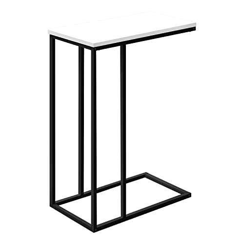 Monarch Specialties I 3760 Accent Table - White/Black New