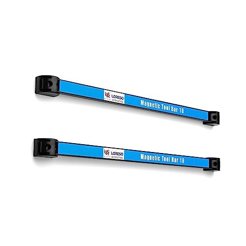 LSR LORESO Magnetic Tool Holder 18 Inch Strip 2 Magnetic Tool Bars New