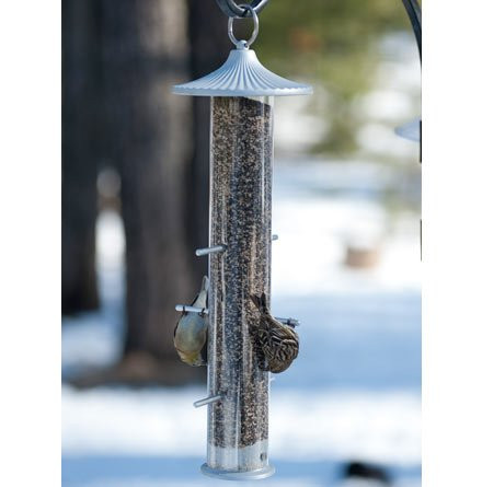Tails Up Upside Down Thistle Tube Feeder 5-1/2" dia 17" high B005DI2JDA -NEW New
