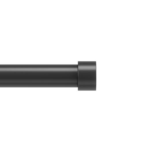 Umbra Cappa Curtain Rod for Windows, Adjustable, 36 to 66 Inches, Black New