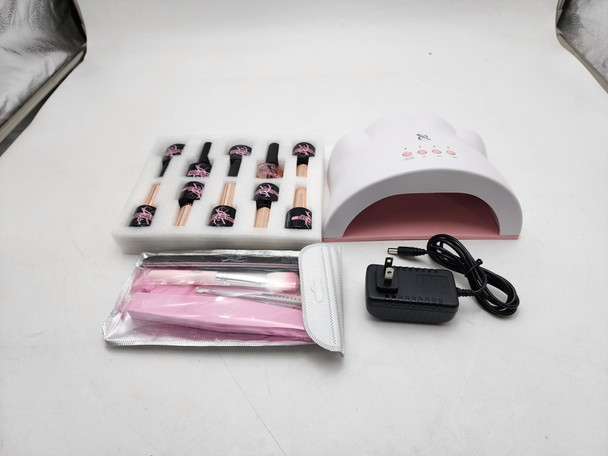 SXC Cosmetics Gel Nail Polish Kit, G-36, Multi-Color New