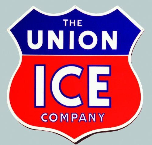 Husky Liners 00060 SignPast Union Ice Company Shield Reproduction Vintage Sign New