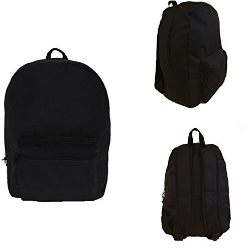 Wholesale 15 Inch Backpack in ASSORTED Colors - Case of 24 New