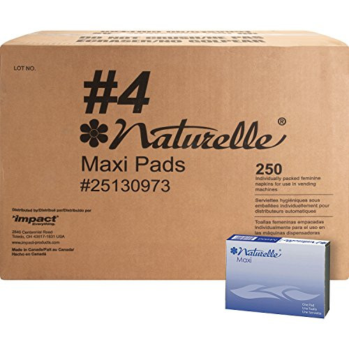 Naturelle #4 Maxi Pads Unscented 250/Carton B00NWTN2QU - New New