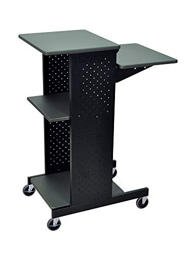 Luxor PS4000 40" Mobile Presenters Station with Four Rolling Casters - NEW New