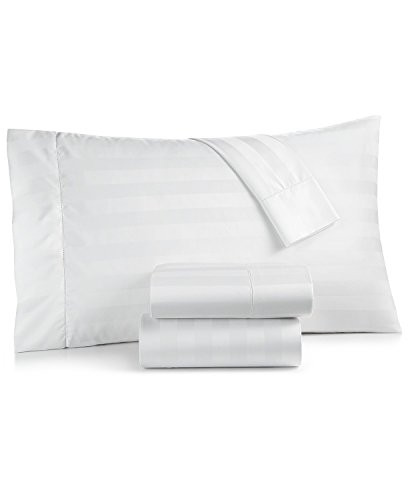 Charter Club King 4 Piece Sheet Set 550 Thread Count Supima Cotton White New