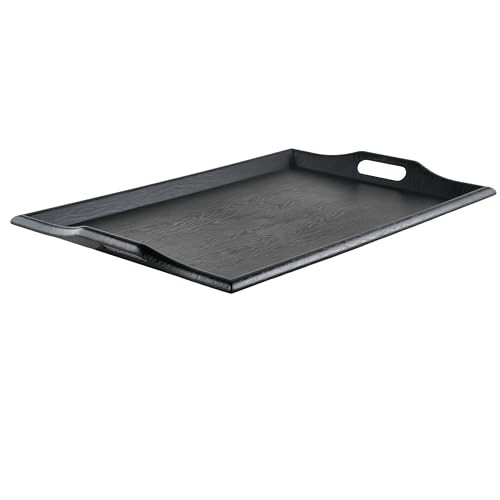 GET RST-2517-1-BK Coffee Table / Ottoman Tray with Handles, 25"x16", Black New
