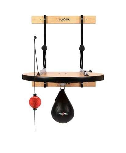 MaxxMMA Speed Bag Platform Kit - Heavy Duty Boxing Training Equipment B09T66F5G6