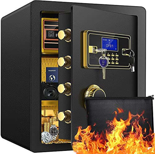 2.0 Cub Digital Fireproof Safe Box, Security Safe - Black New