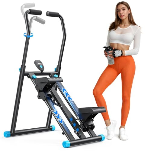 MERACH Stair Stepper Pro-3-Level Resistance Vertical Climber - Black New