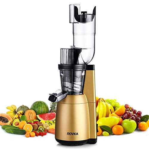 Slow Masticating Juicer ROVKA High Vitamins Nutrient Juice Extractor B08CXP45K3 New