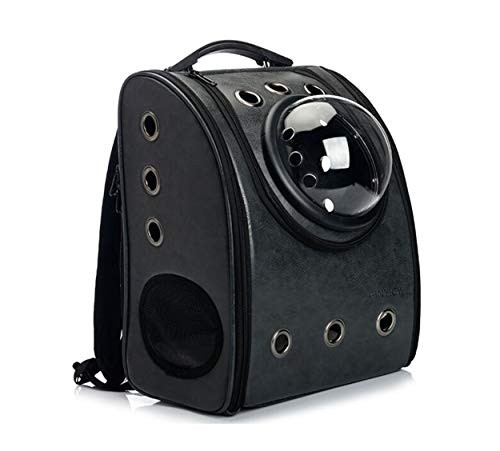 GINYICY Portable Travel Pet Carrier Backpack Capsule Bubble Design (Black) New