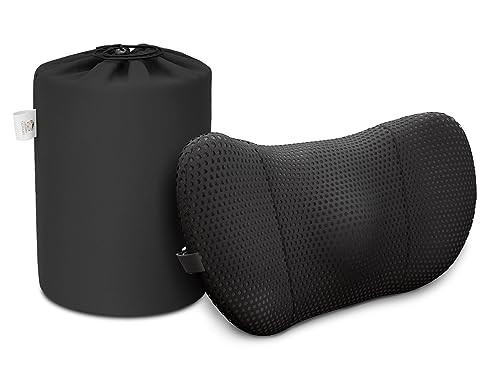 OOH AAH Lumbar Pillow Memory Foam Cushion Lower Back Pain Relief New