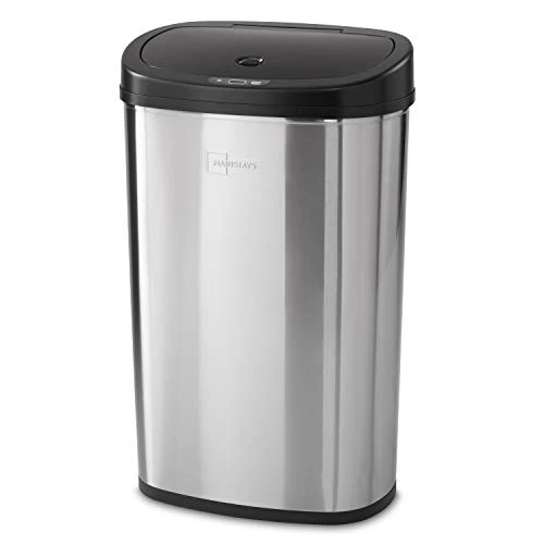 Mainstay MS-50-22 Motion Sensor Trash 13.2 Gallon B084BT29QF - Stainless Steel New