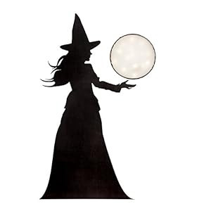 Martha Stewart Vinyl Witch Window Décor B0756STCLJ - Black