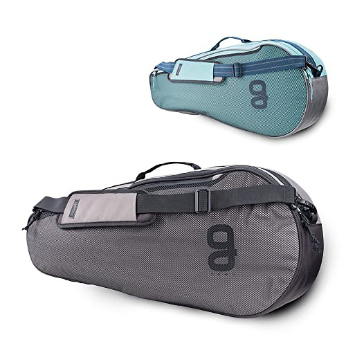 GEAU SPORT Aether 3 Pack Racquet Bag for Men and Women Racquet Bag - Grey New