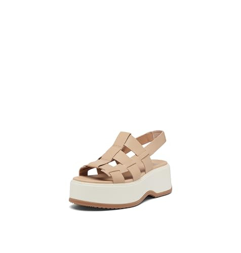 B0CN34SN7L Sorel Women's Dayspring Slingback Sandals - Beige, Chalk - Size 8.5 New