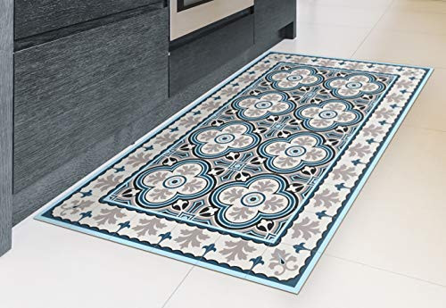 IRI-GIRI Vinyl Kitchen Floor Mat 39.3" x 23.6", Lisbon 228 New