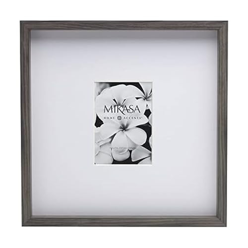 Mikasa 16x16 in. Gallery Frame 15x15 in. Photo without Mat, 5x7" Photo with Mat New