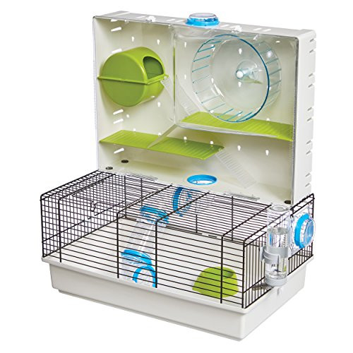 MIDWEST HOMES FOR PETS HAMSTER CAGE AWESOME ARCADE HAMSTER HOME - WHITE New
