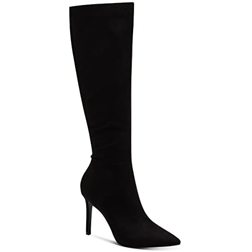 INC Womens Rajel Faux Suede Tall Knee-High Boots Black 9.5 Medium (B,M) New