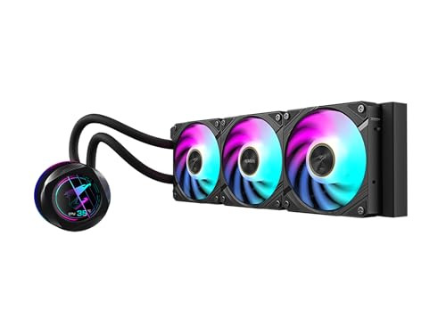 AORUS WATERFORCE X II 360 LIQUID CPU COOLER 360MM RADIATOR - BLACK