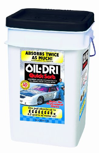 Oil-Dri Loose Absorbent, 2 Gallon, 20 LB, Pail, Not Scented, B000BXKZ6U - Yellow New
