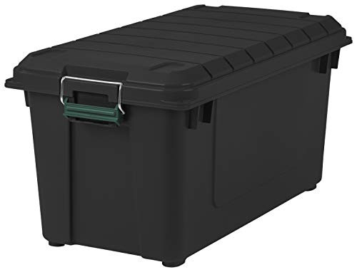 IRIS USA, Inc. SIA-760 WEATHERTIGHT Storage Box 87.4 Quart - Black New