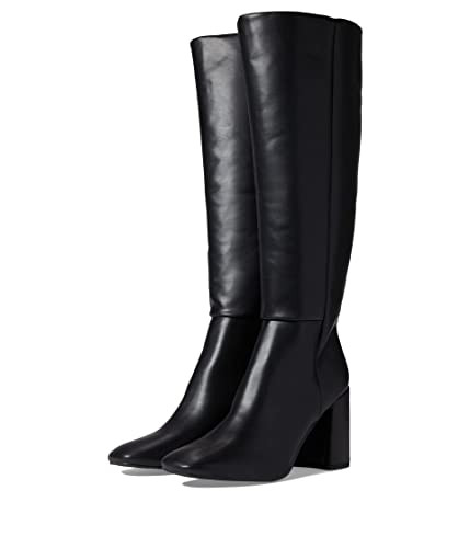 WILL02J1 Madden Girl Women's William Knee High Boot, Black, Size 8