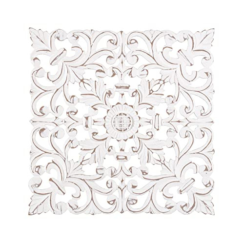 MH London Wall Medallion Large Wood Wall Decor Set of 2 Room Decor
